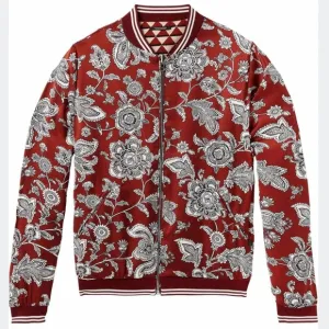 EUC Scotch &amp; Soda Reversible Satin Bomber Jacket Top Size Small