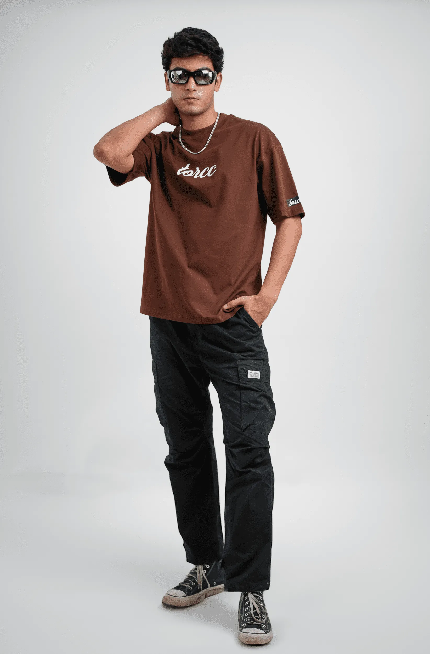 Explorer Printed Oversized T-shirt | Drop Shoulder T-shirt