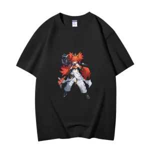 Fashion Anime Zenless Zone Zero Koleda Belobog 230g GSM Hipster Style Oversized Cotton T-shirt