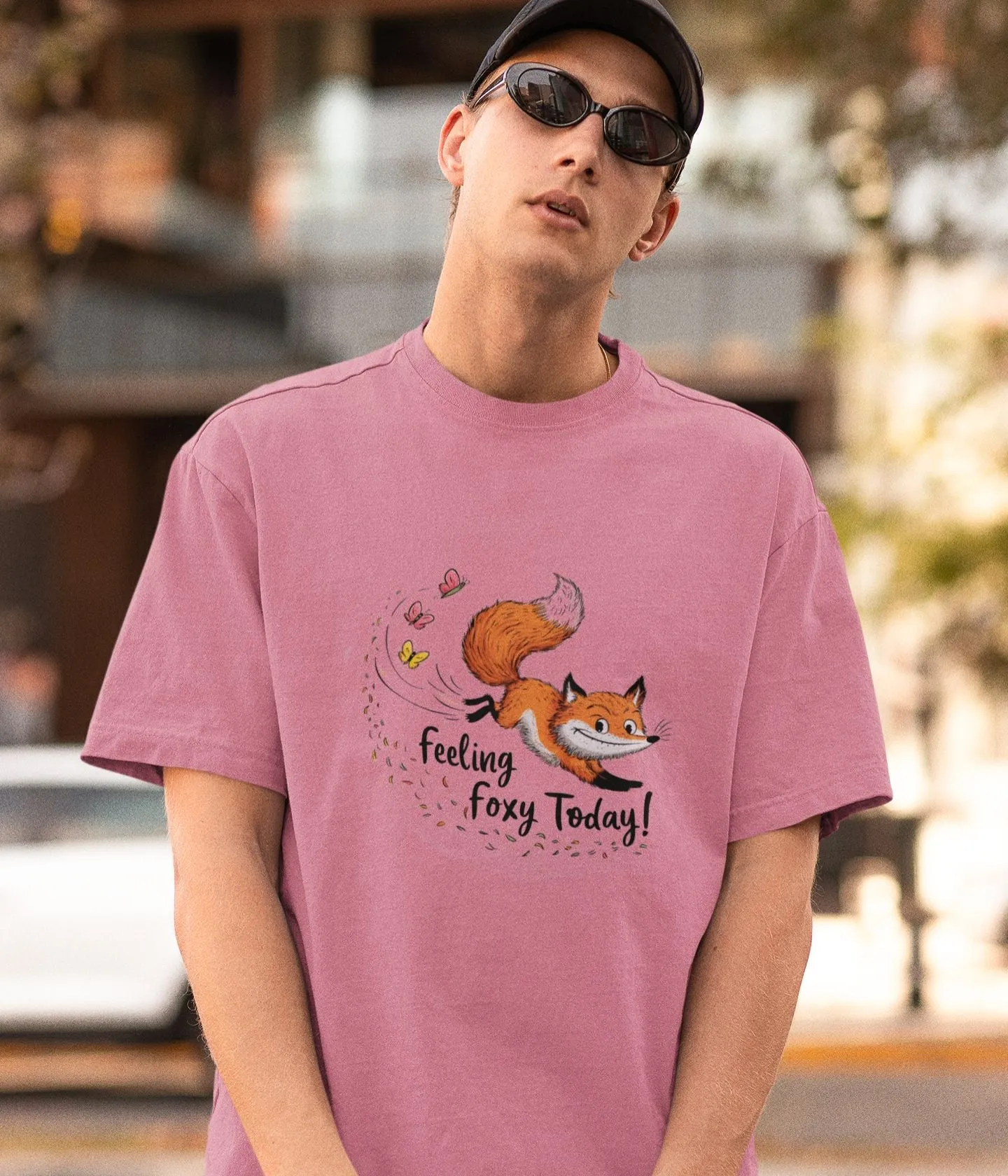 Feeling Foxy Today - Terry Oversized T-Shirt