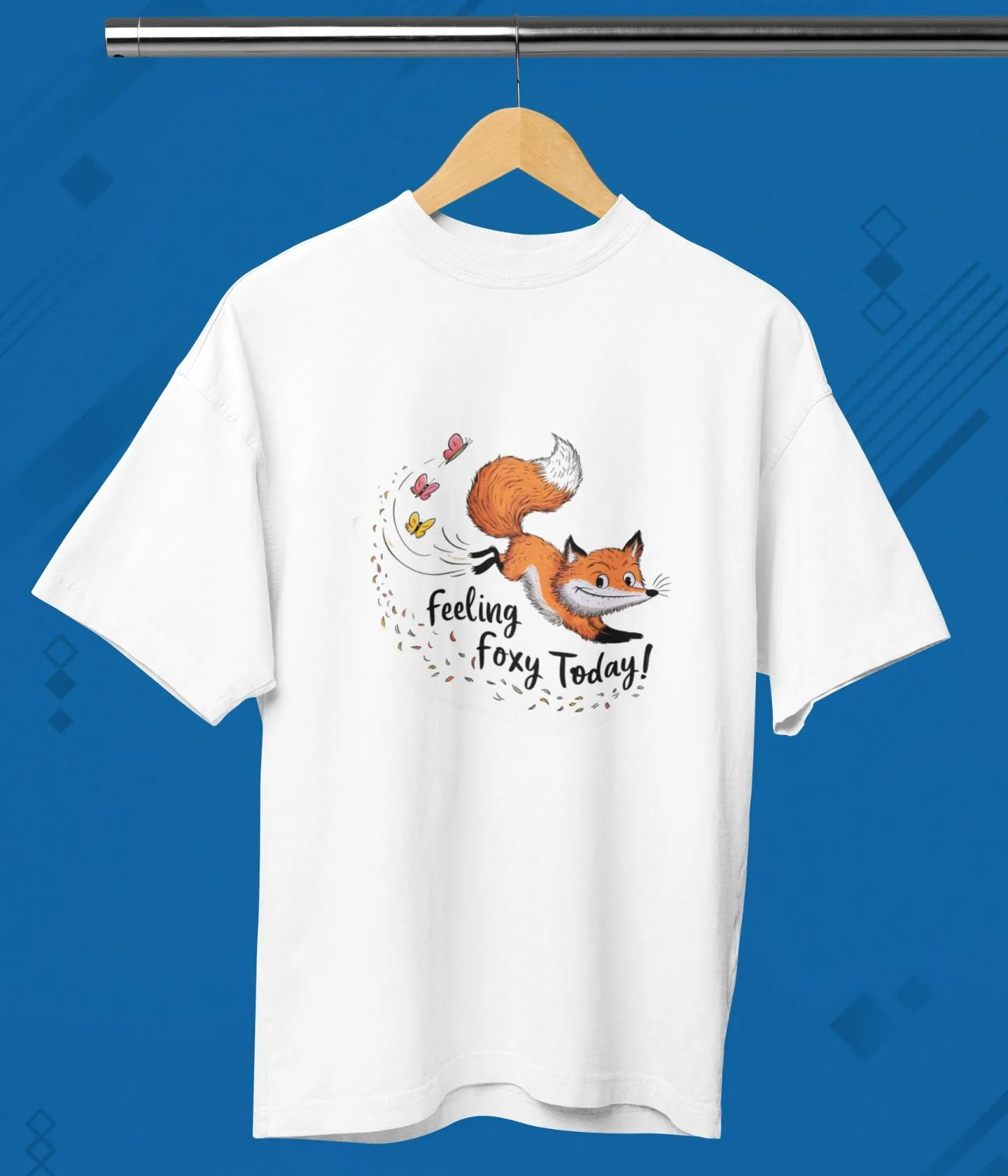 Feeling Foxy Today - Terry Oversized T-Shirt