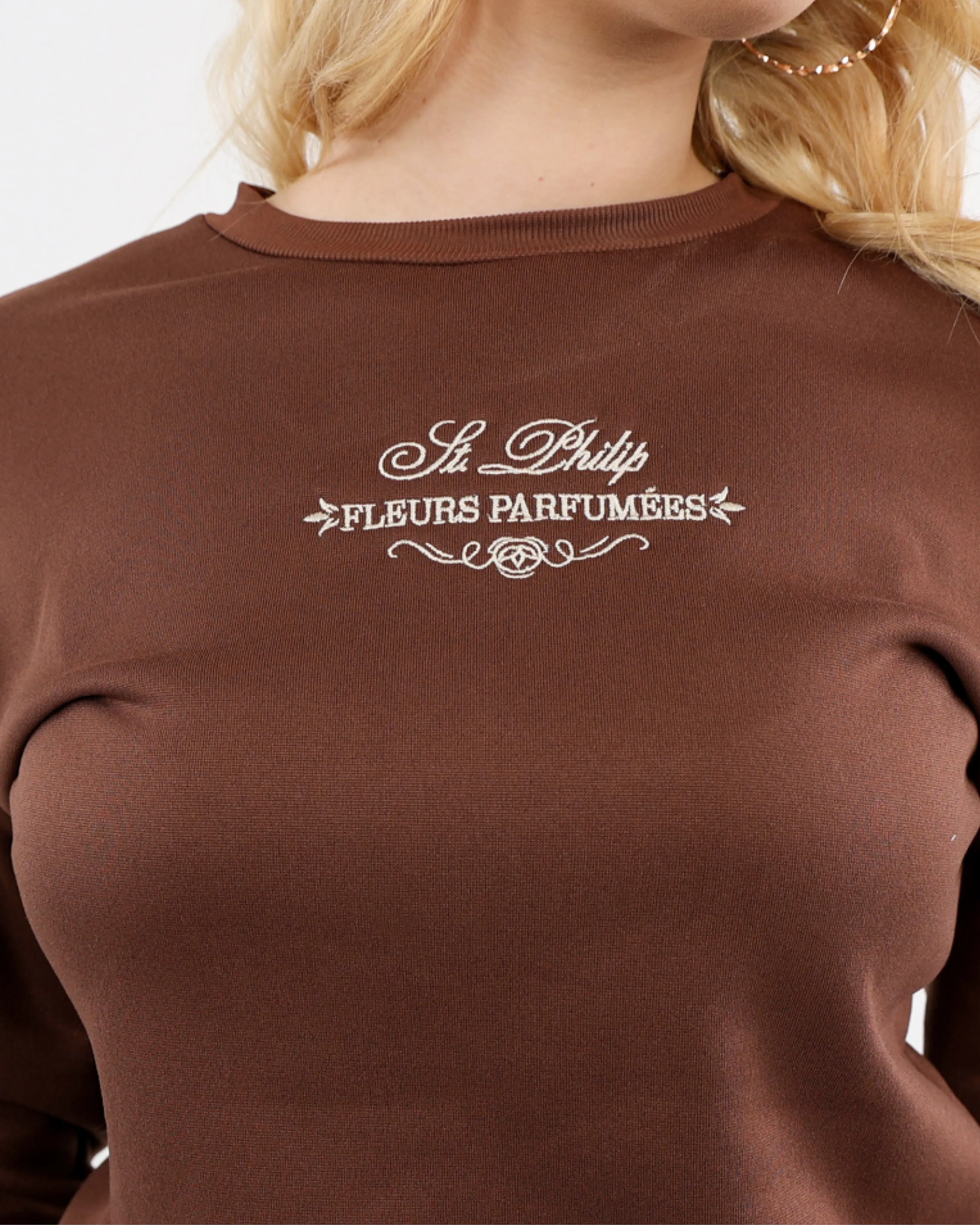 Fleurs Parfumees Fleece Pullover
