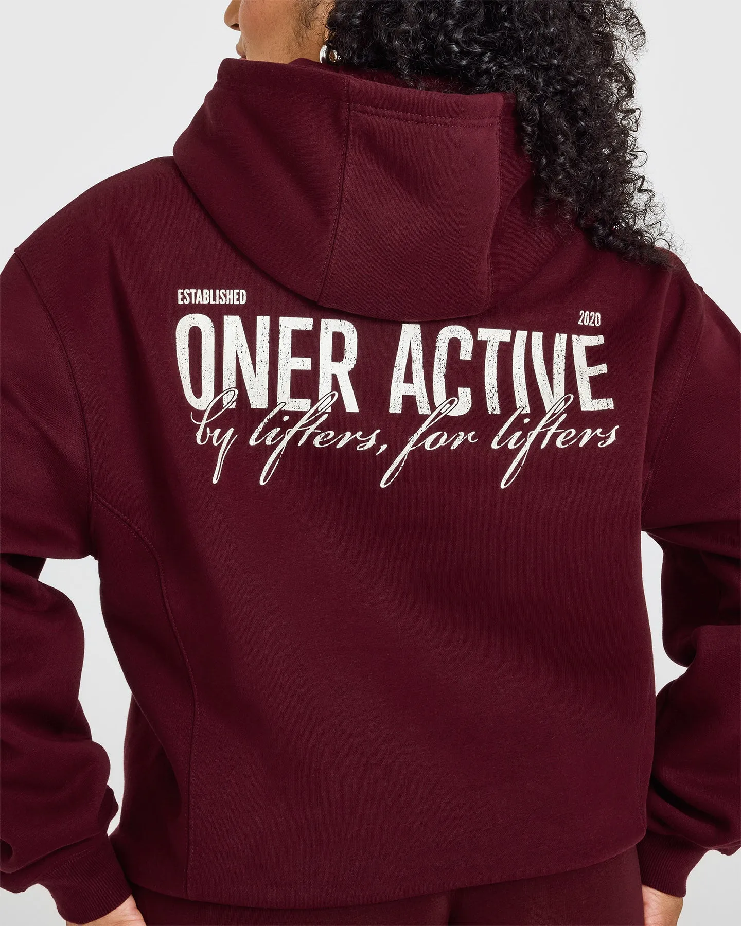 Foundations Hoodie With Printed Graphic | Rosewood