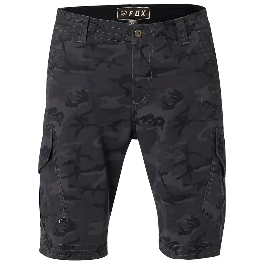 FOX SLAMBOZO CAMO CARGO SHORT [BLACK CAMO]