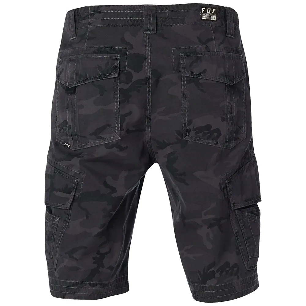 FOX SLAMBOZO CAMO CARGO SHORT [BLACK CAMO]