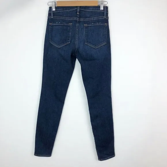 FRAME 25 le skinny de jeanne raw jeans
