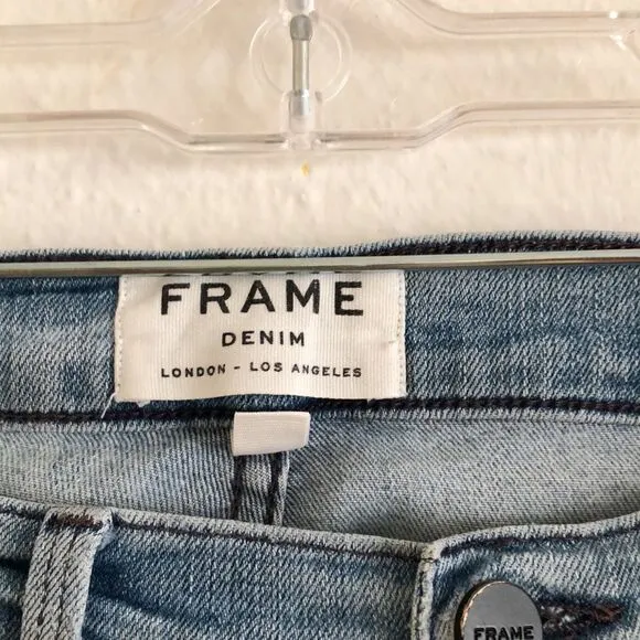 Frame Low Rise Skinny Leg Jeans Size 27