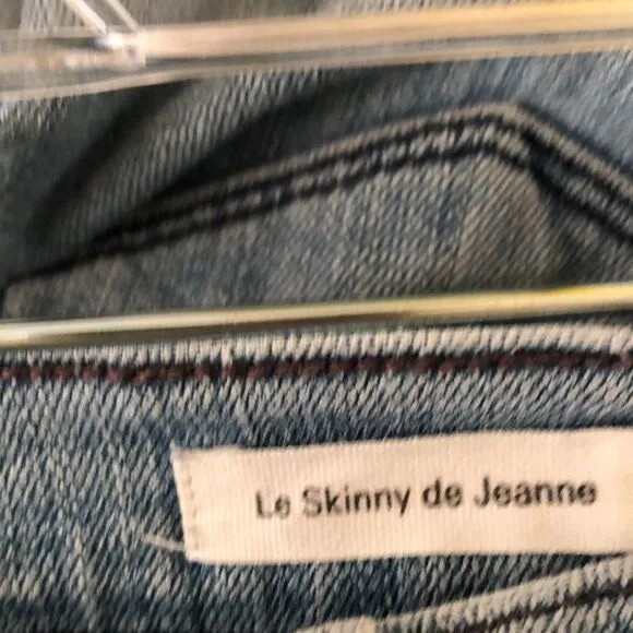 Frame Low Rise Skinny Leg Jeans Size 27