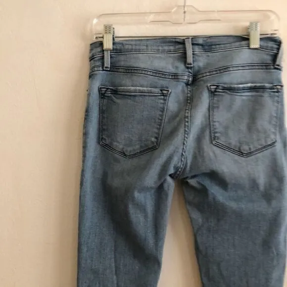 Frame Low Rise Skinny Leg Jeans Size 27