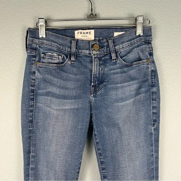 Frame Medium Wash Le Skinny De Jeanne Jeans Size 25
