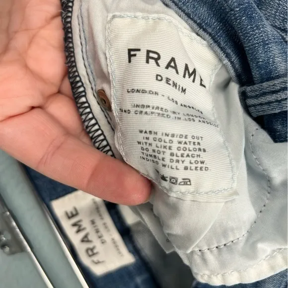 Frame Medium Wash Le Skinny De Jeanne Jeans Size 25
