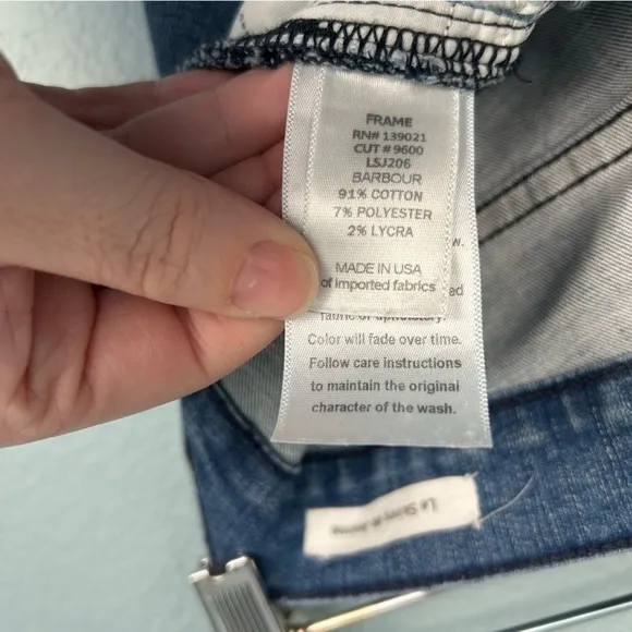 Frame Medium Wash Le Skinny De Jeanne Jeans Size 25