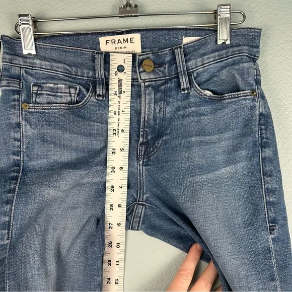 Frame Medium Wash Le Skinny De Jeanne Jeans Size 25