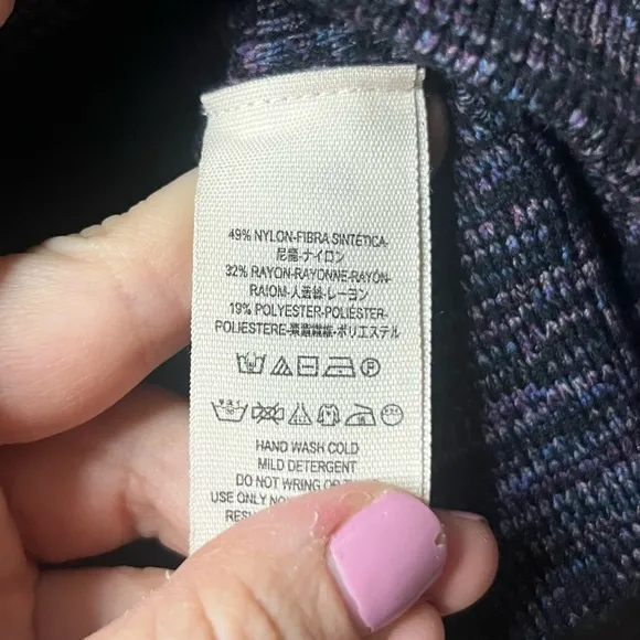 FREE PEOPLE Movement Naomi Ribbed Atheleisure Purple Pockets Zip Up Jacket