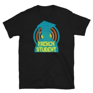 French Student Retro Style Novelty T-Shirt