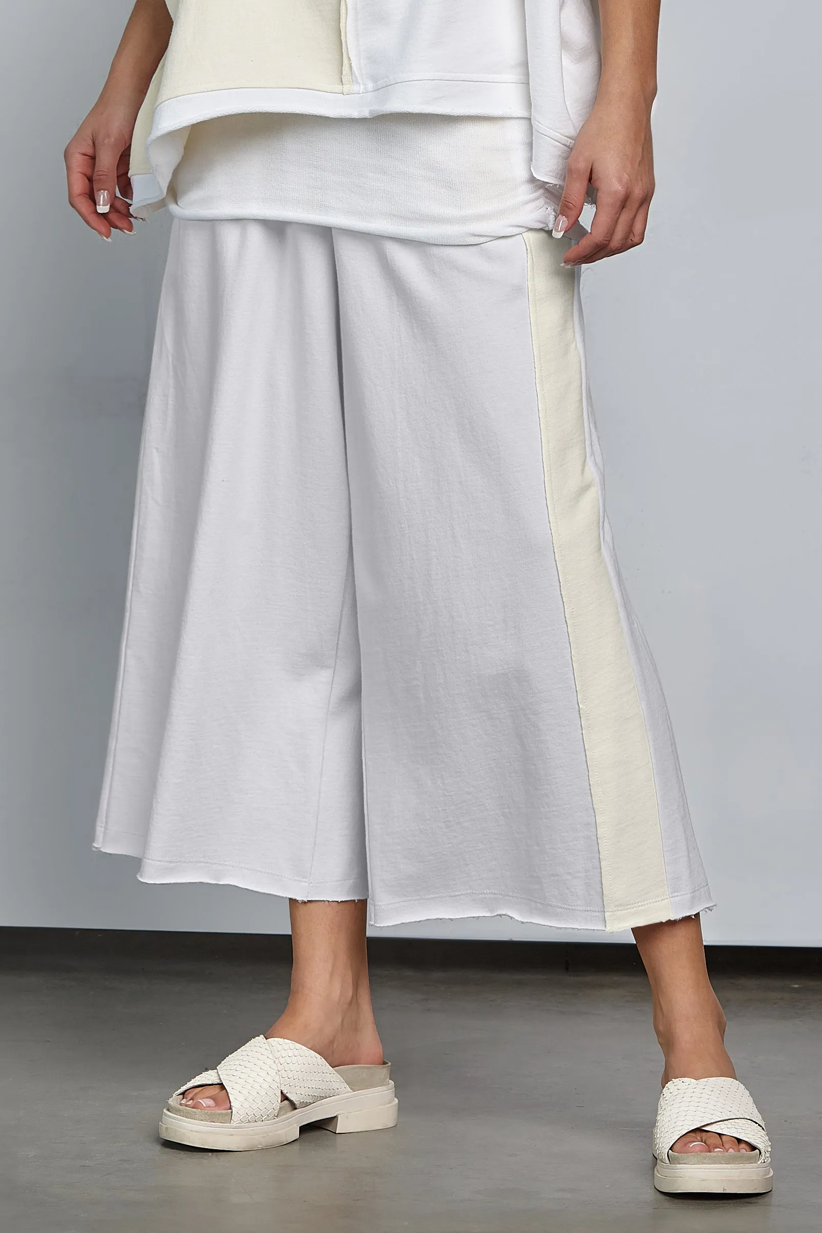 French Terry 2 Tone Baggy Pant