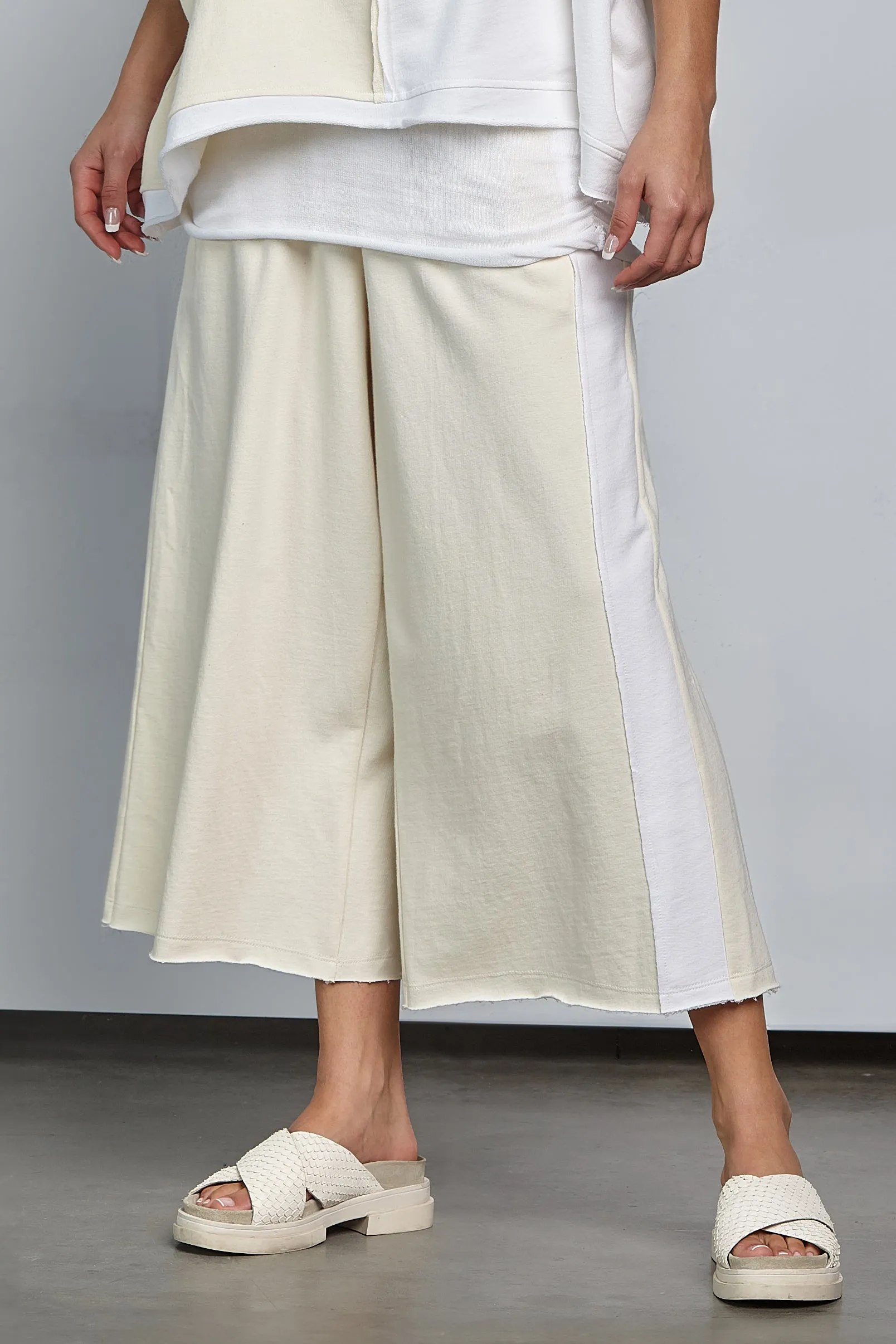 French Terry 2 Tone Baggy Pant