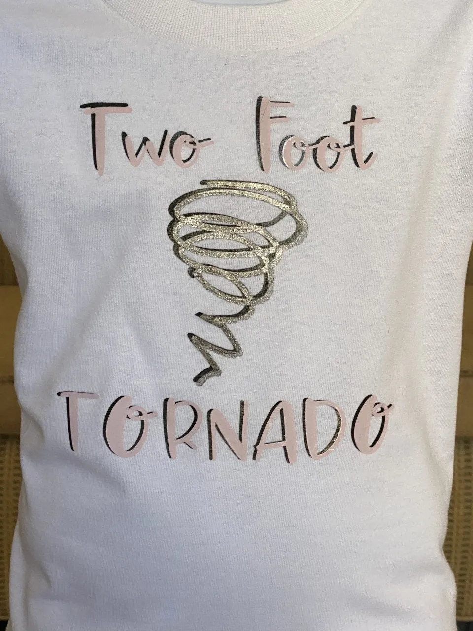 Funny Toddler Shirt Two Foot Tornado Personalized Kids Tee Onesie Custom Name Age Text Cute Graphic Shirt