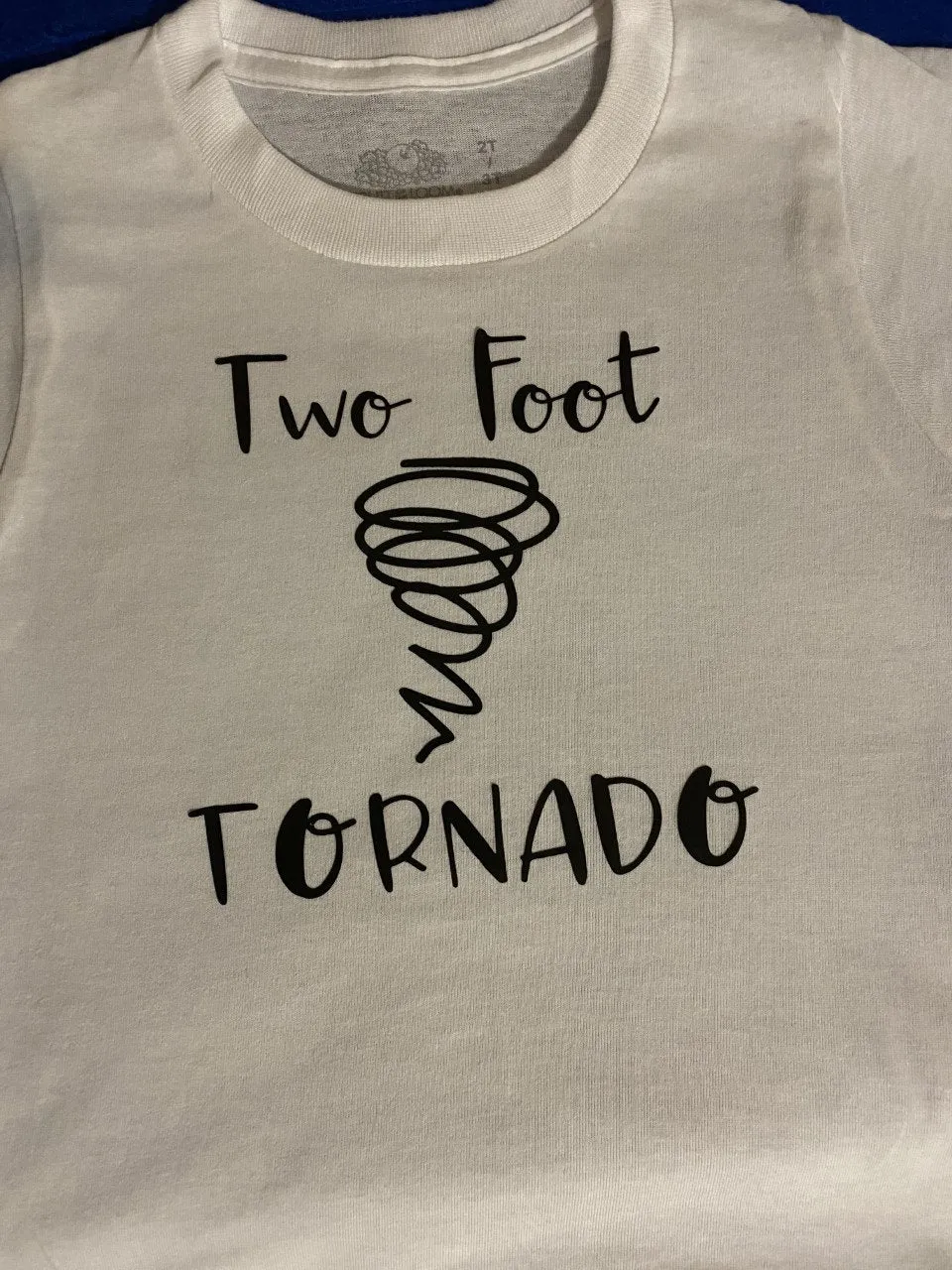 Funny Toddler Shirt Two Foot Tornado Personalized Kids Tee Onesie Custom Name Age Text Cute Graphic Shirt