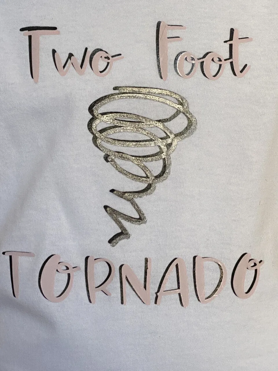 Funny Toddler Shirt Two Foot Tornado Personalized Kids Tee Onesie Custom Name Age Text Cute Graphic Shirt