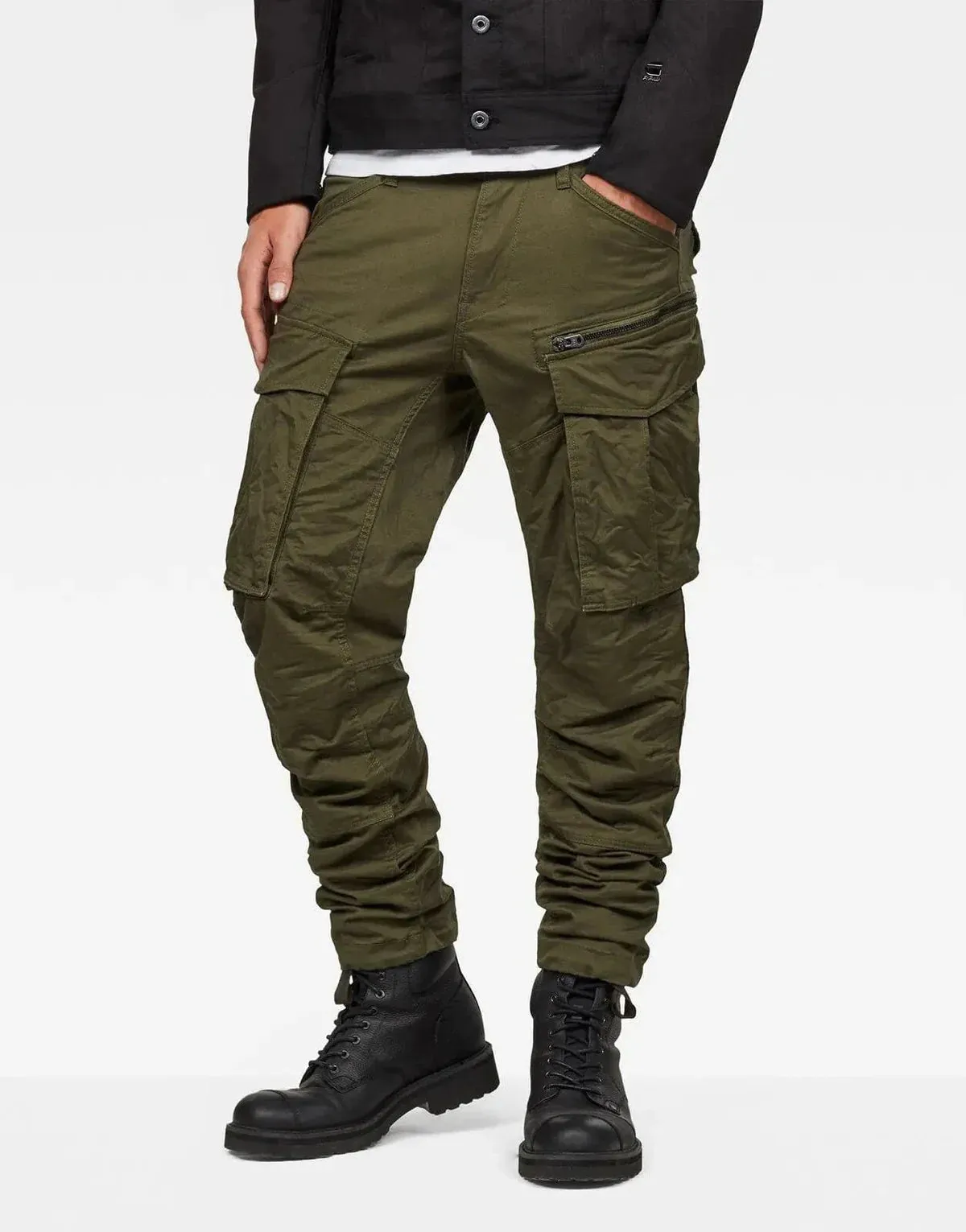 G-STAR RAW - ROVIC ZIP 3D REGULAR TAPERED PANTS