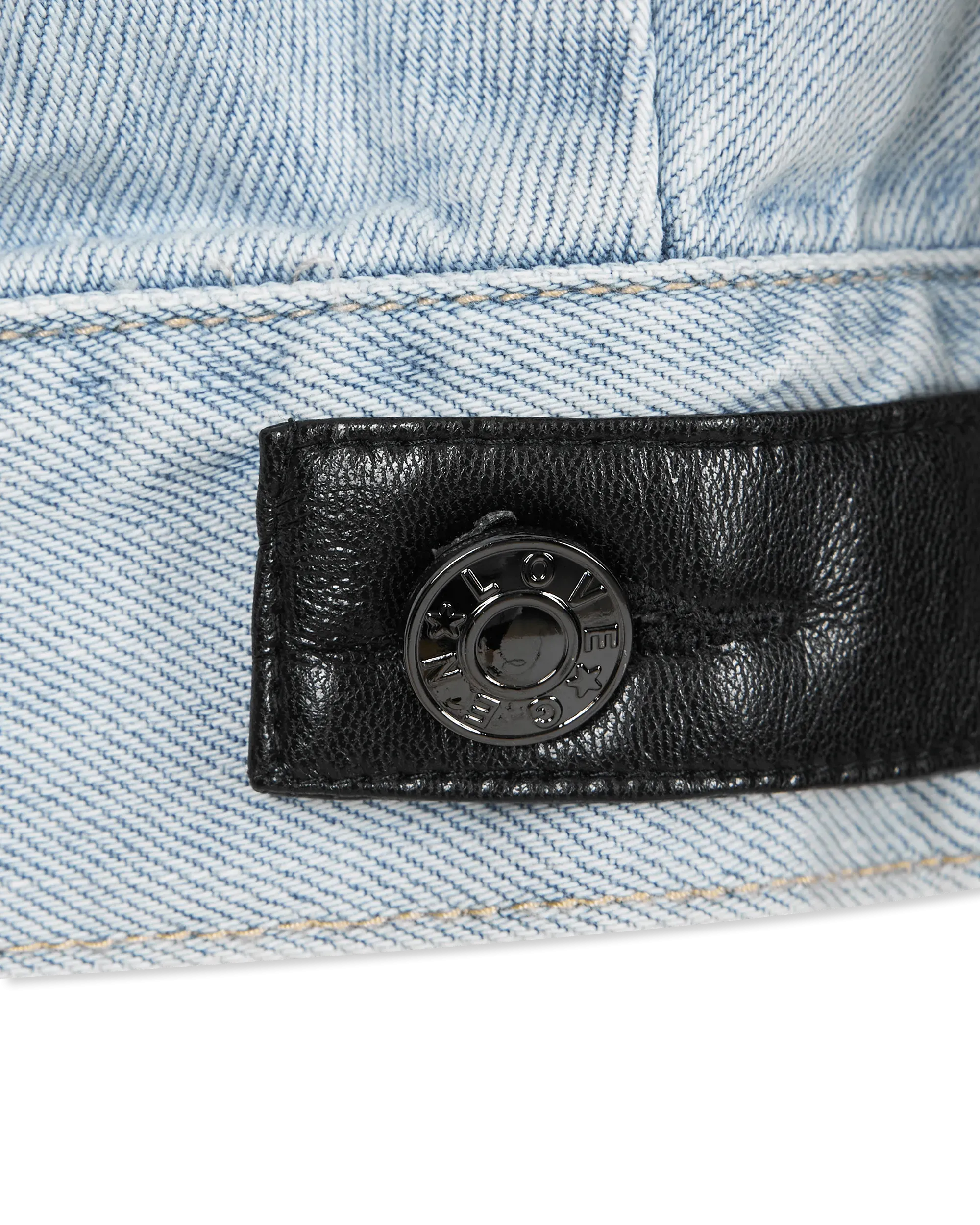 Generation Love Valex Vegan Leather Combo Denim Jacket