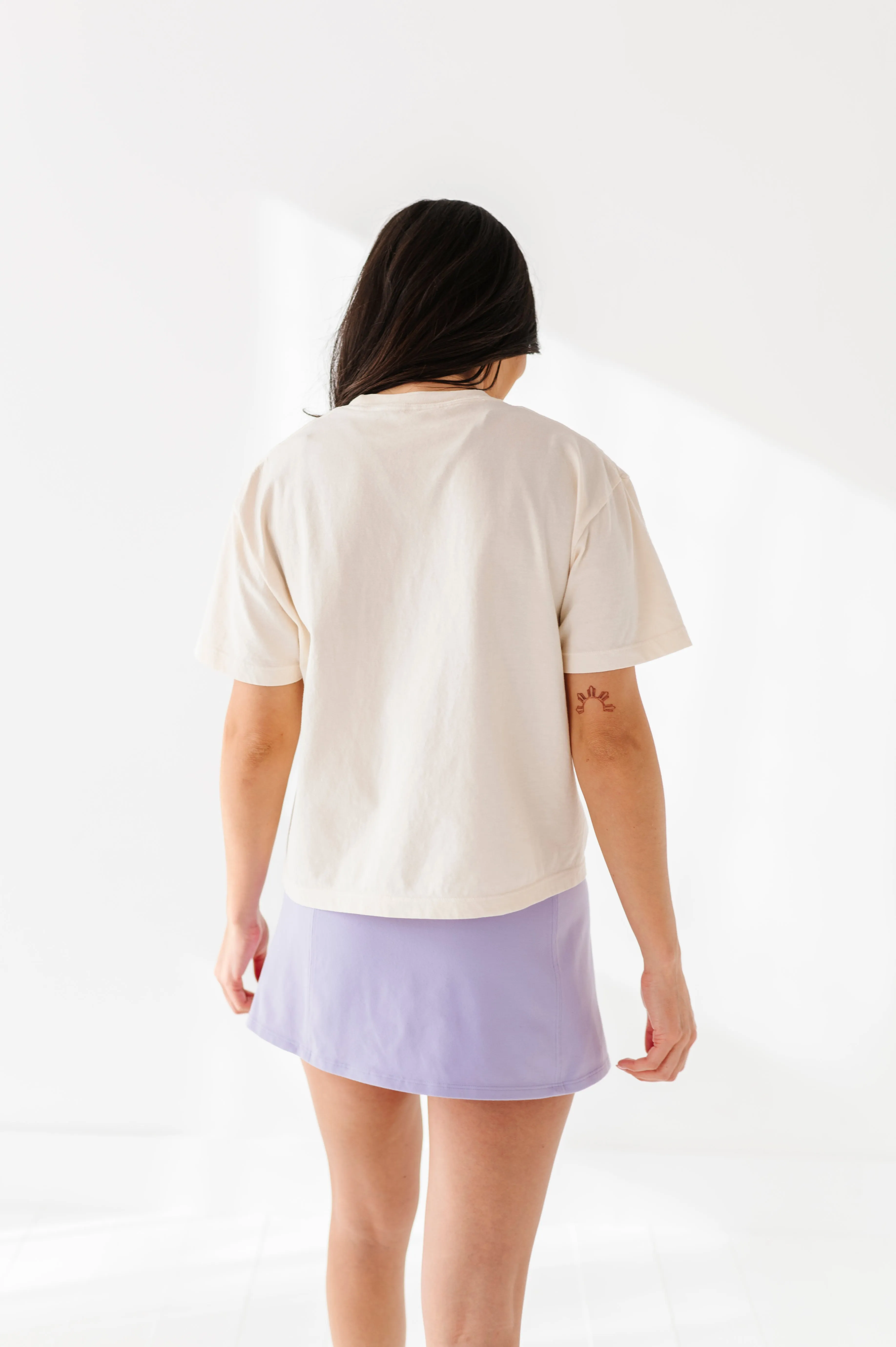 GIRL GANG CROPPED | CREAM ADULT TEE (*SHIPS MID-MARCH*)