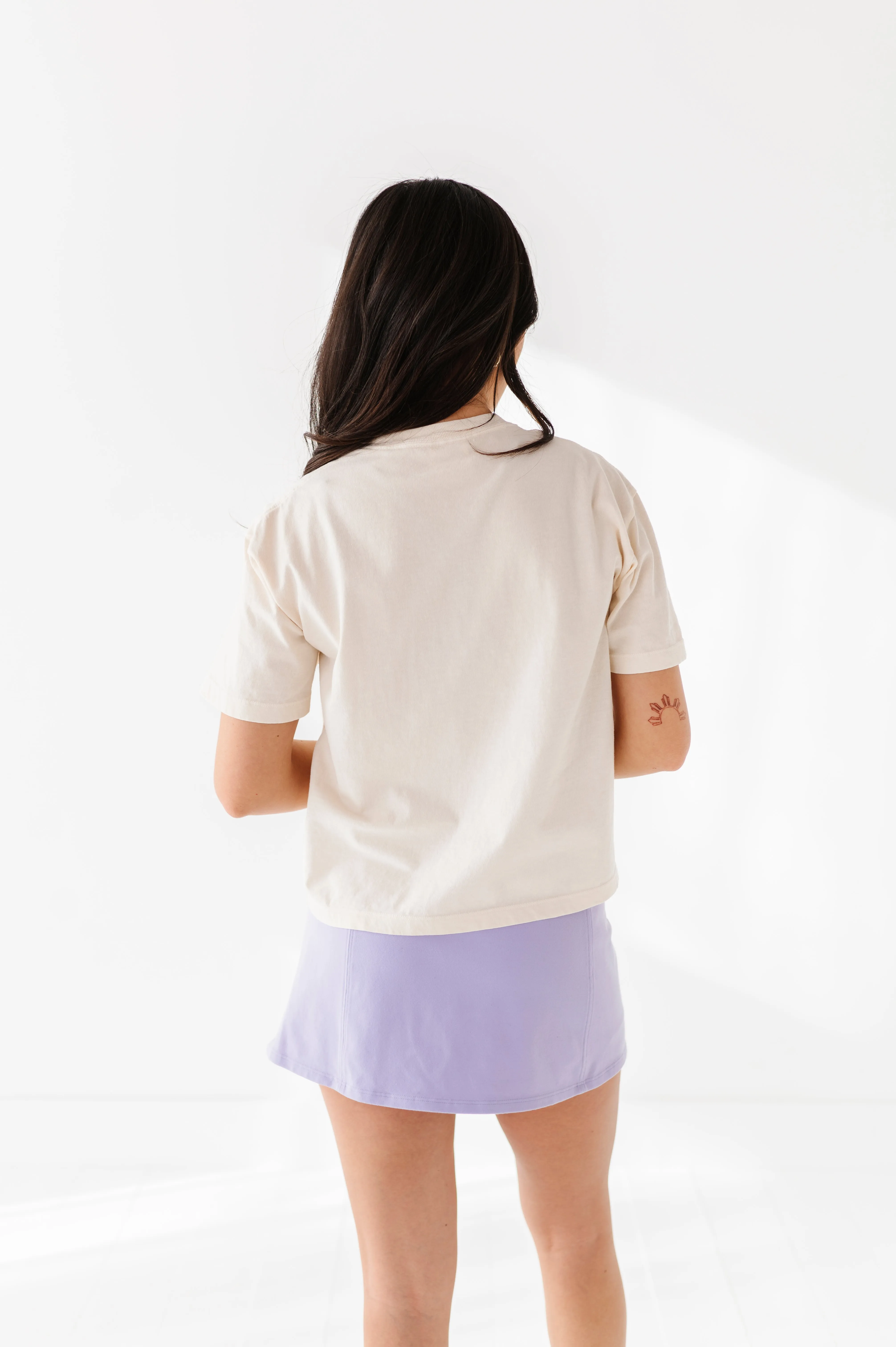 GIRL GANG CROPPED | CREAM ADULT TEE (*SHIPS MID-MARCH*)