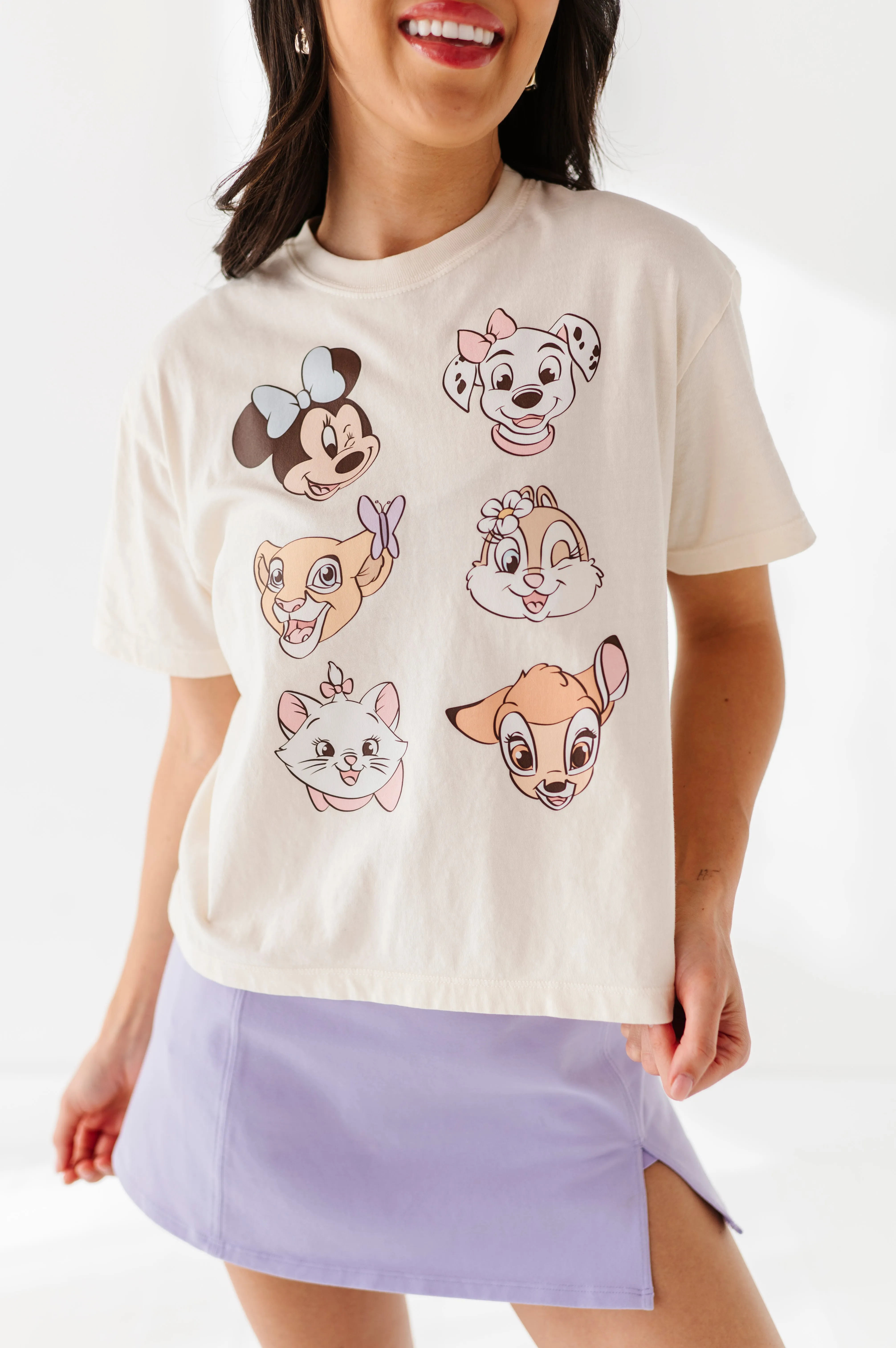 GIRL GANG CROPPED | CREAM ADULT TEE (*SHIPS MID-MARCH*)