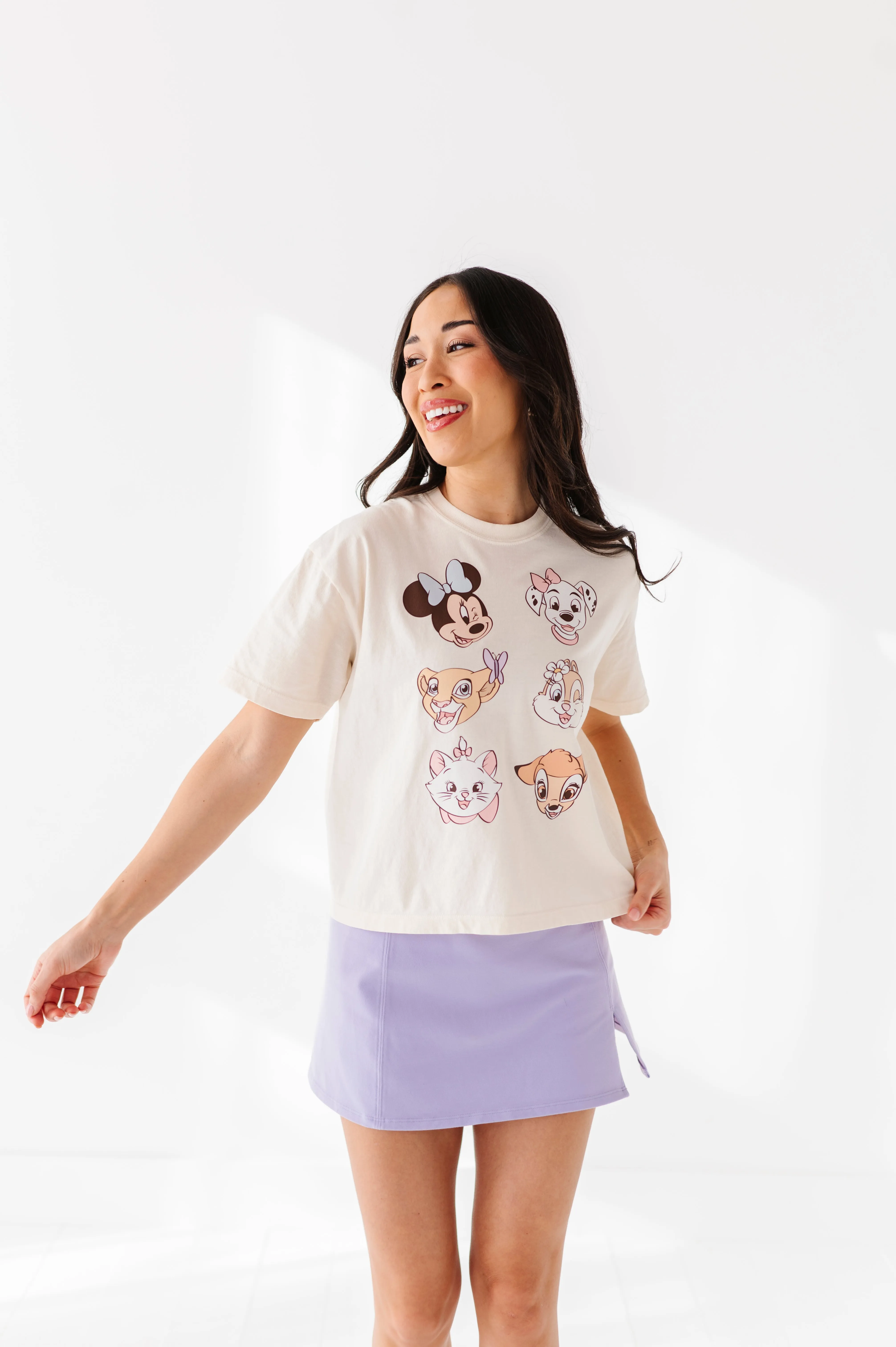 GIRL GANG CROPPED | CREAM ADULT TEE (*SHIPS MID-MARCH*)
