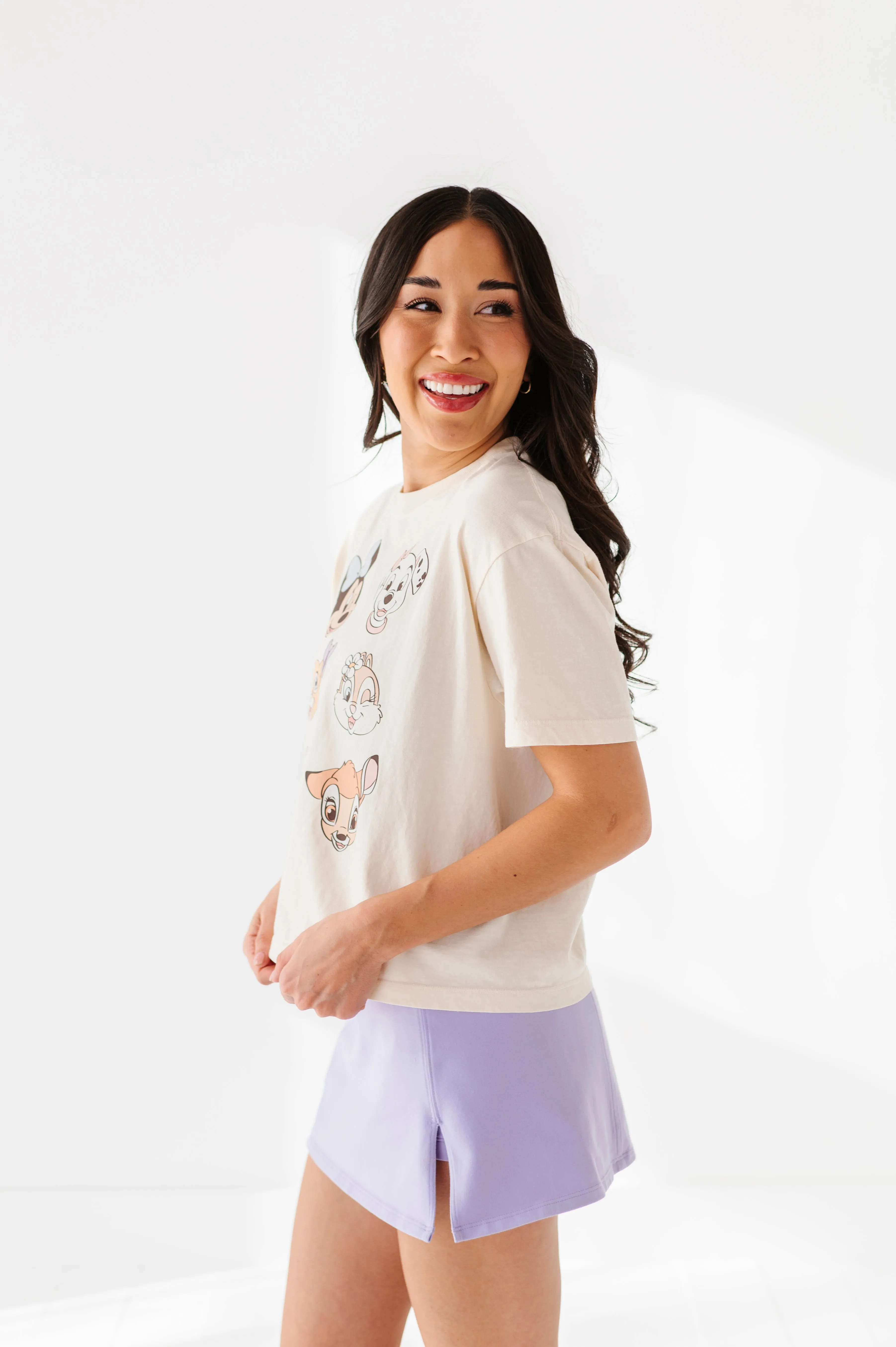 GIRL GANG CROPPED | CREAM ADULT TEE (*SHIPS MID-MARCH*)