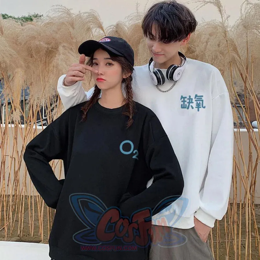 Girlfriend Boyfriend Solid Funny Letter Round Neck Sweatshirt Pullover