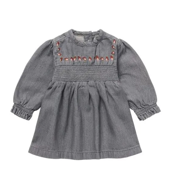 Girls Denim Dress - Loa