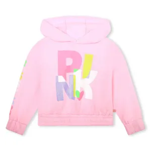 Girls Pink Logo Graphic Hoodie
