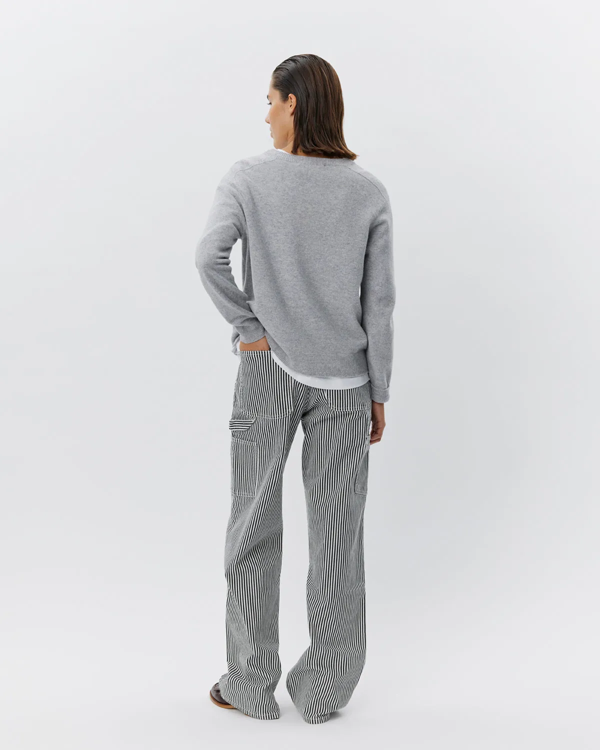 GITTESW TROUSERS - Black
