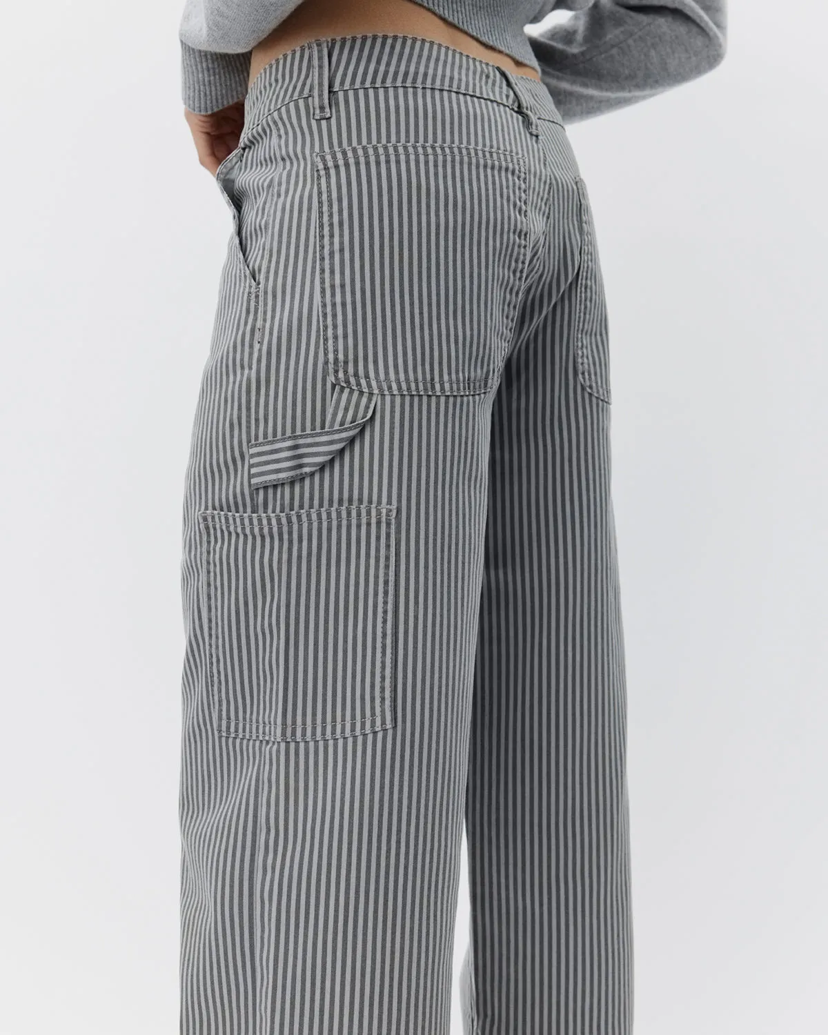 GITTESW TROUSERS - Black