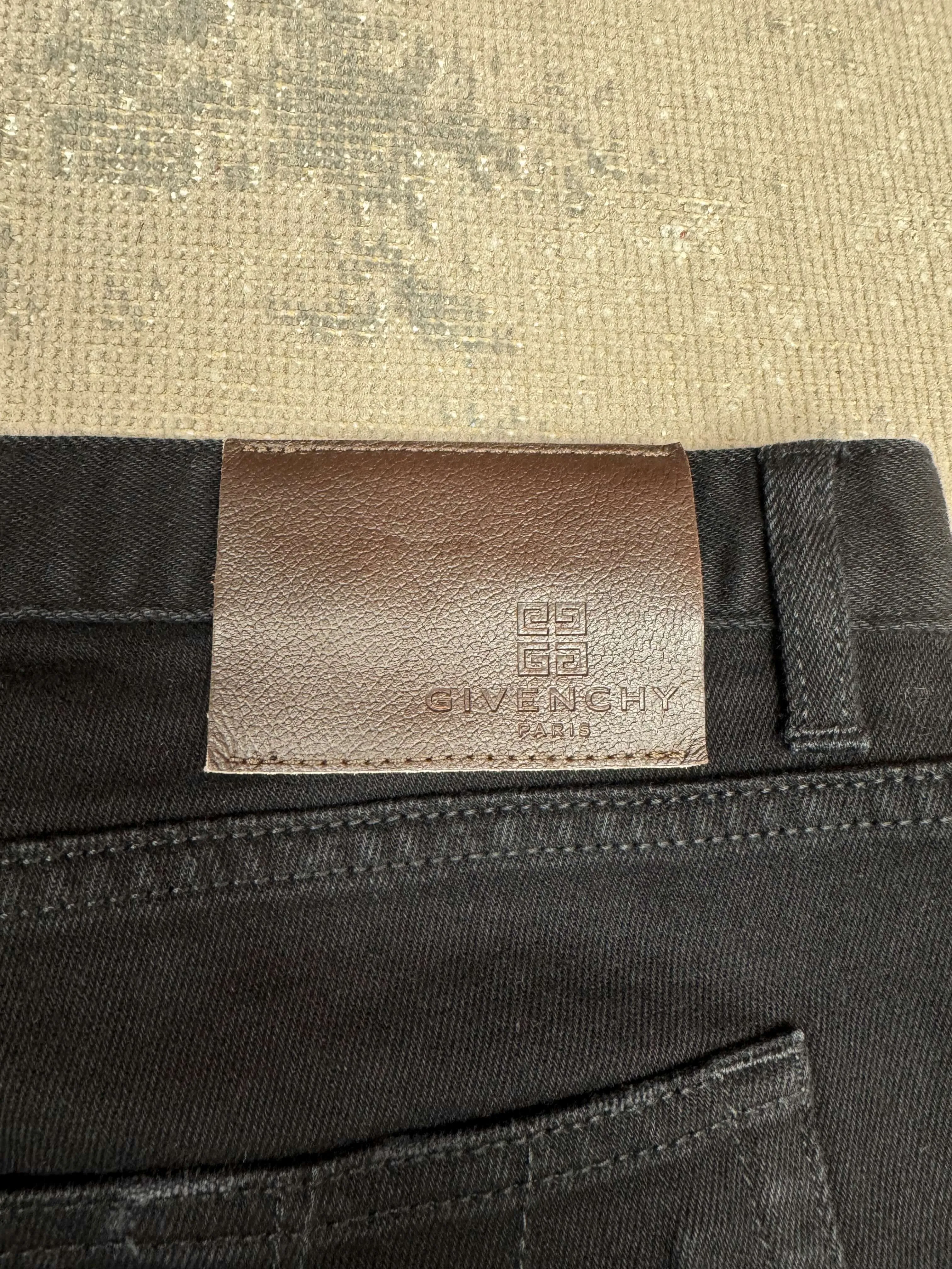 Givenchy Distressed Jeans - Black Denim