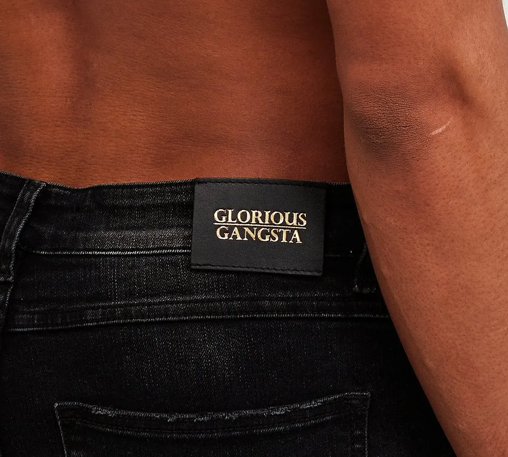Glorious Gangsta Ibano Slim Fit Jean Black Wash