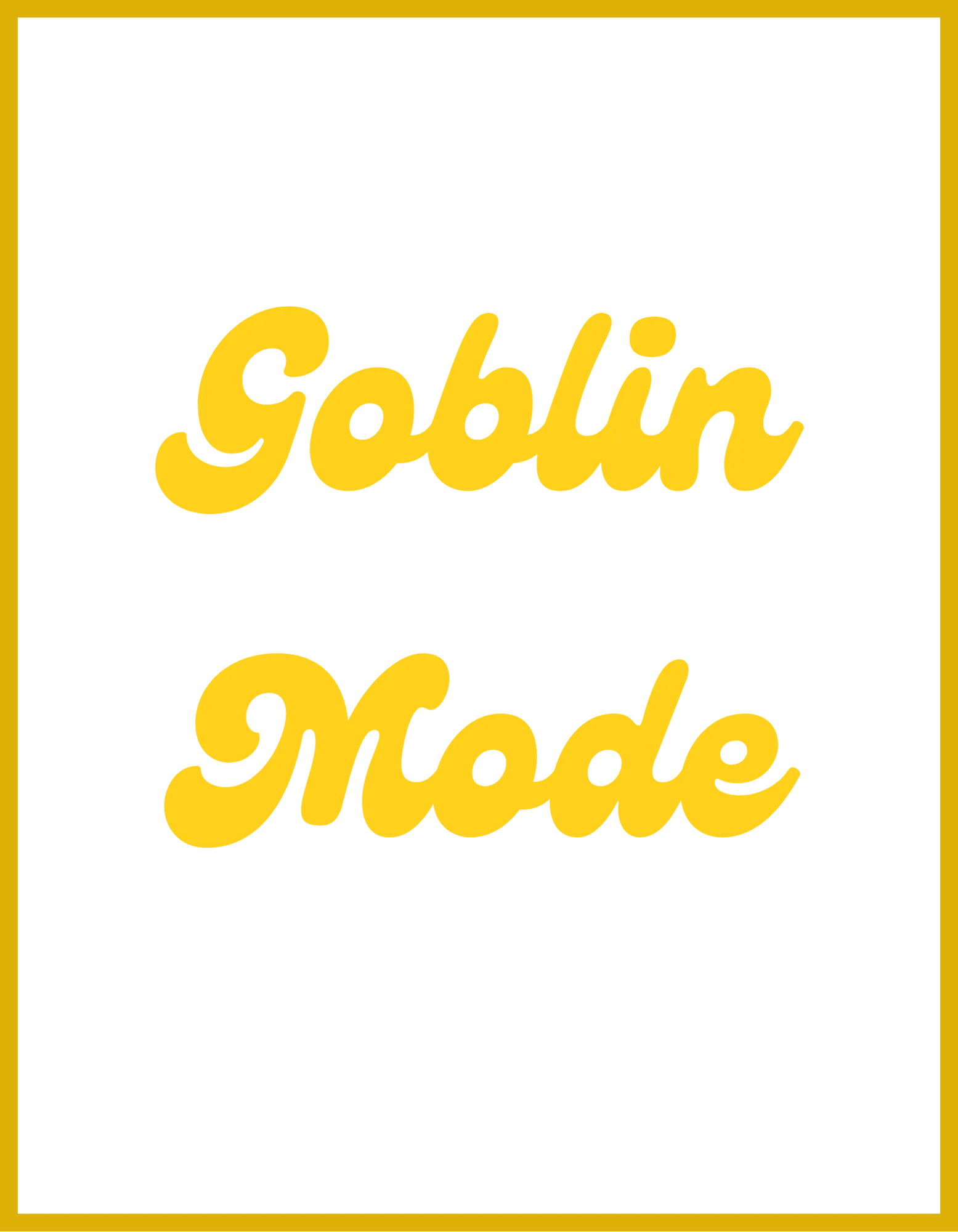 Goblin Mode Bottle Green Oversized Fit Unisex T-Shirt