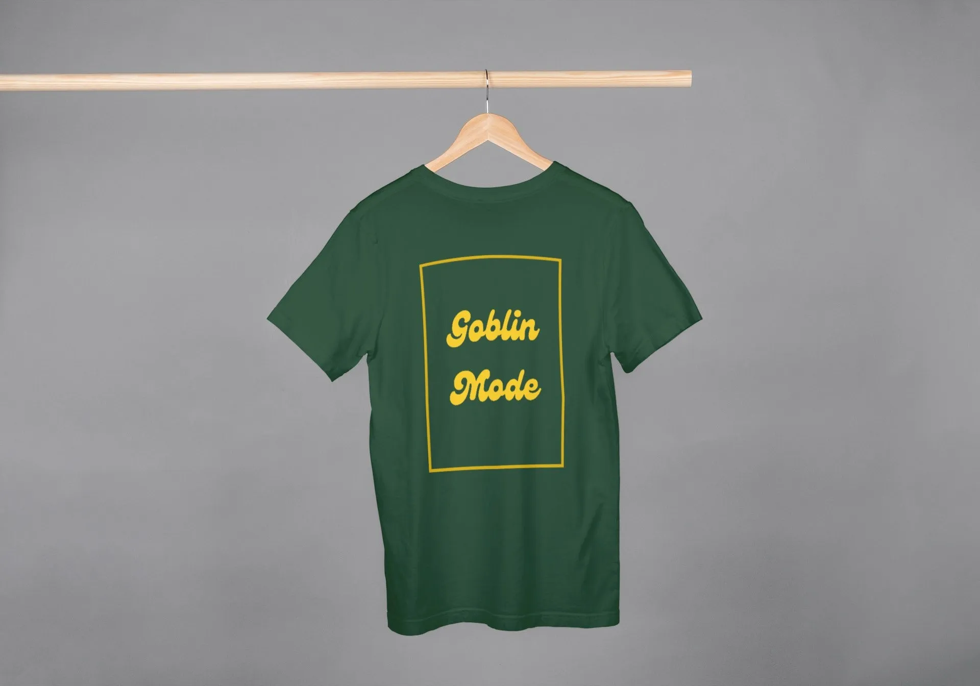 Goblin Mode Bottle Green Oversized Fit Unisex T-Shirt