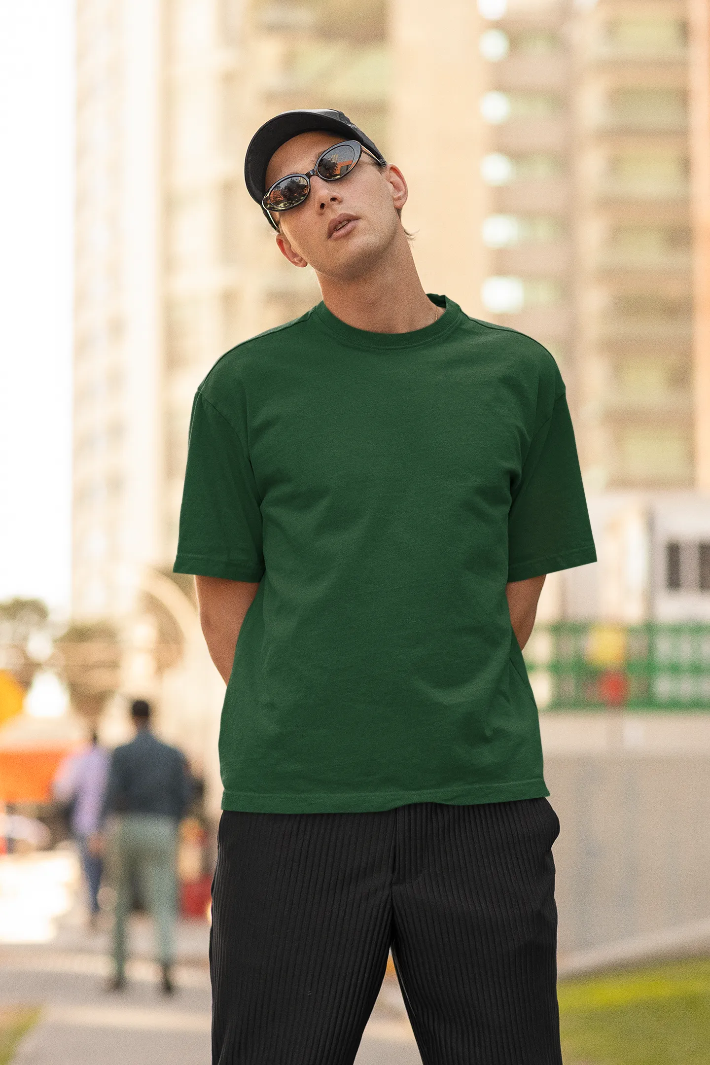 Goblin Mode Bottle Green Oversized Fit Unisex T-Shirt
