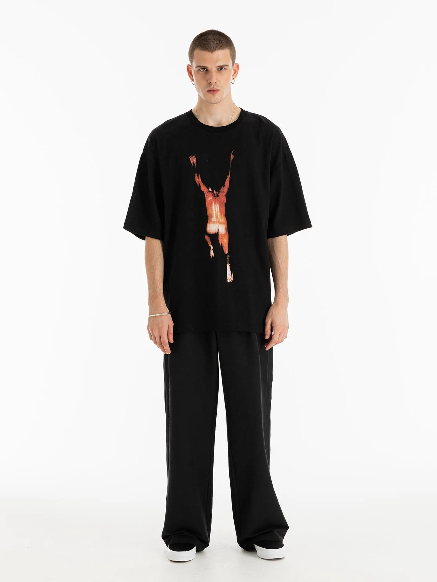 Gojo Baskılı Oversize T-Shirt