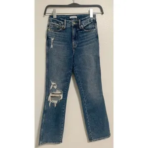 Good American Good Curve Distressed Jeans Size 26