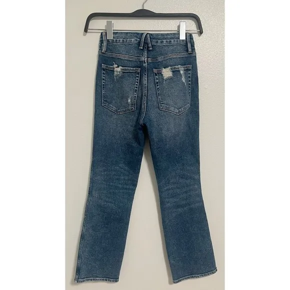 Good American Good Curve Distressed Jeans Size 26