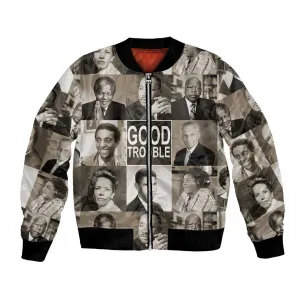Good Trouble Bomber Jacket Civil Rights Leaders DT02