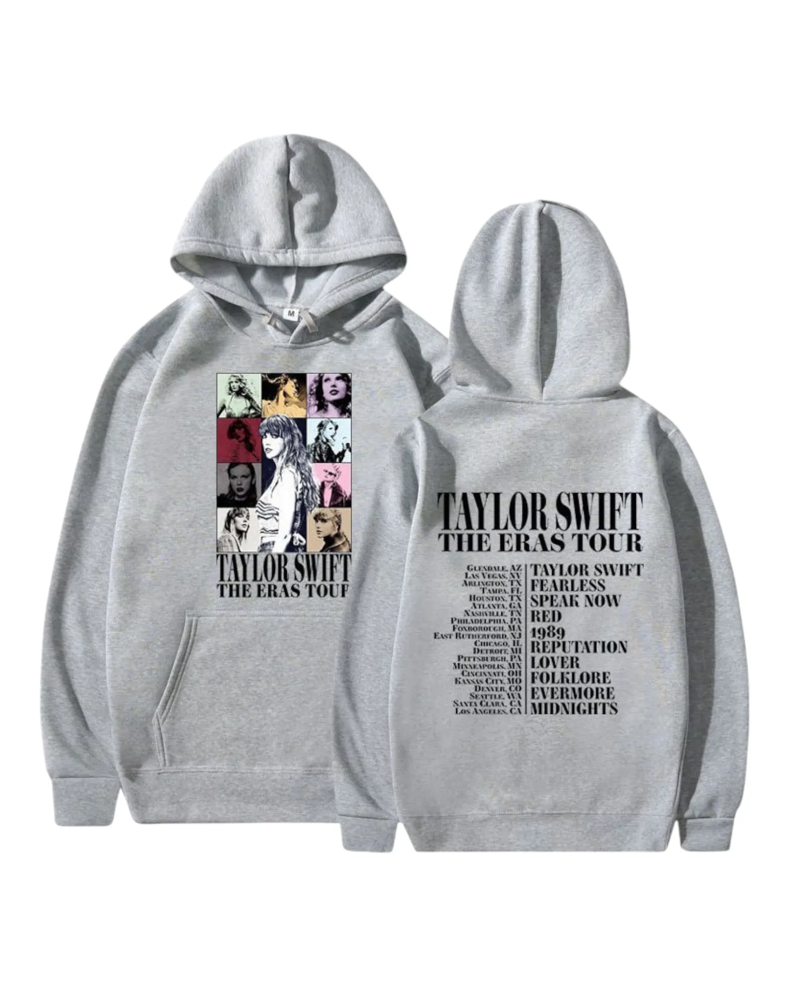 Graphic Double-Sided Men's Eras Tour Hoodie