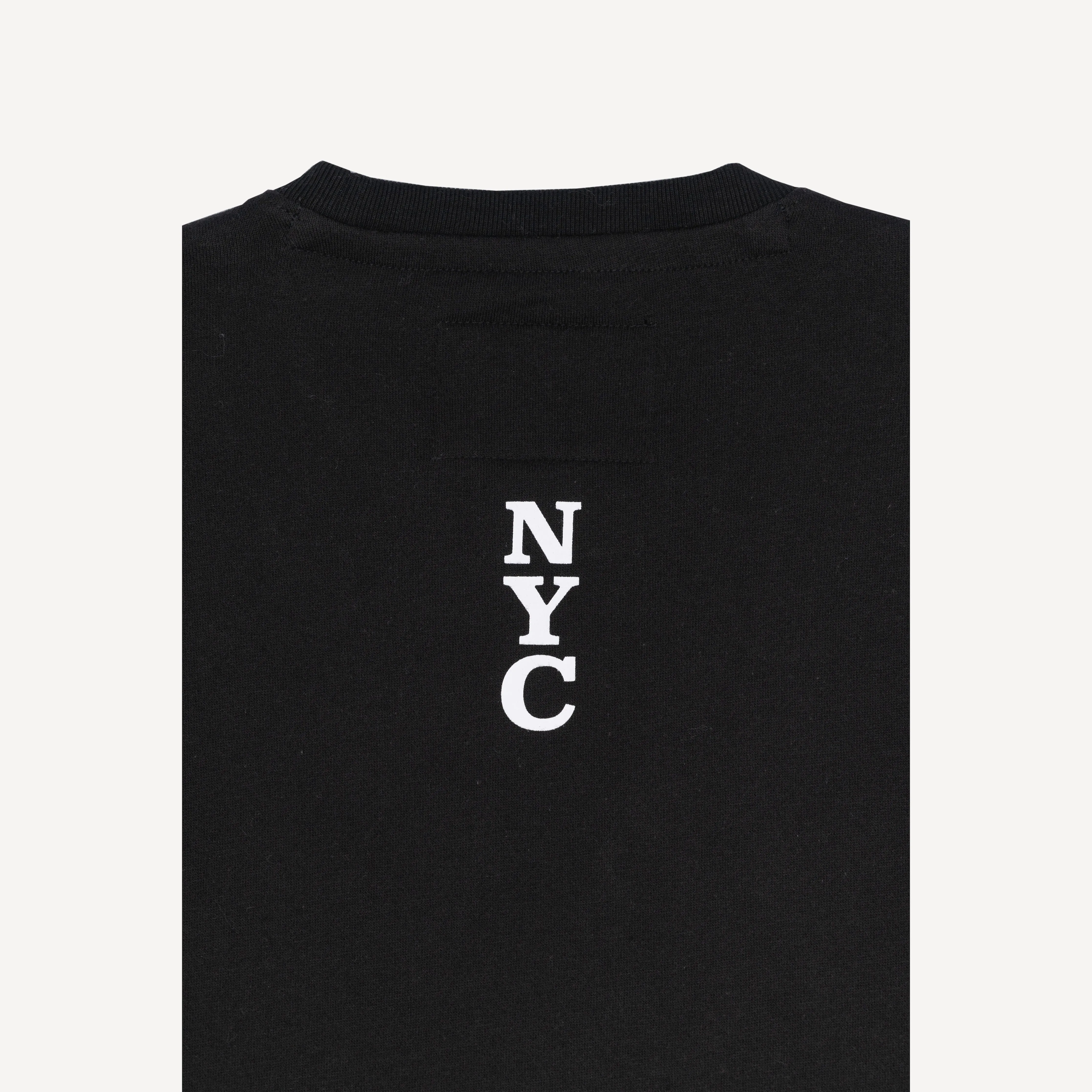 Graphic Wraparound Crewneck Sweatshirt - Black / Kanji Loyalty