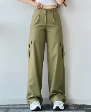 Green Cargo Pants Women