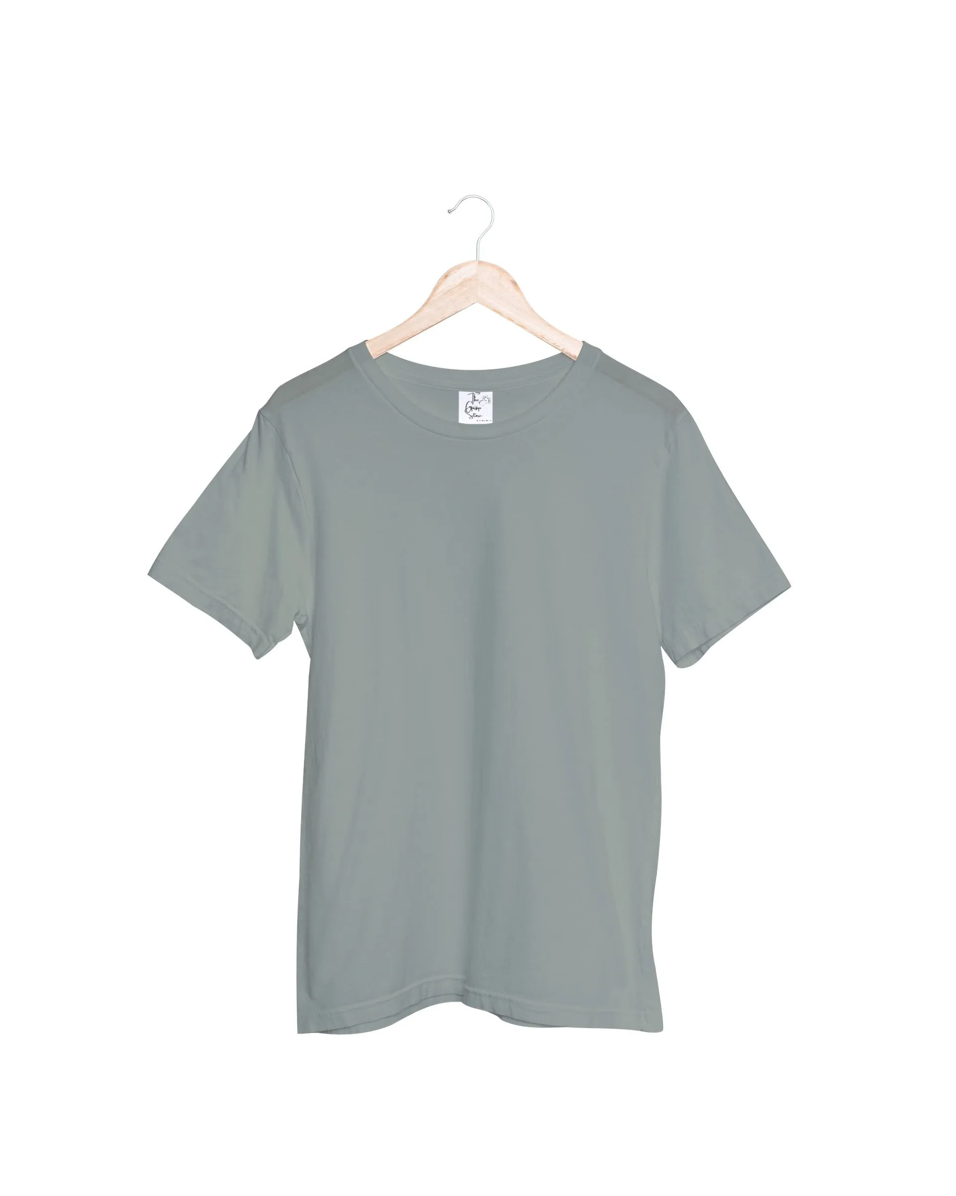 Greenish Grey Oversized Fit Unisex T-Shirt