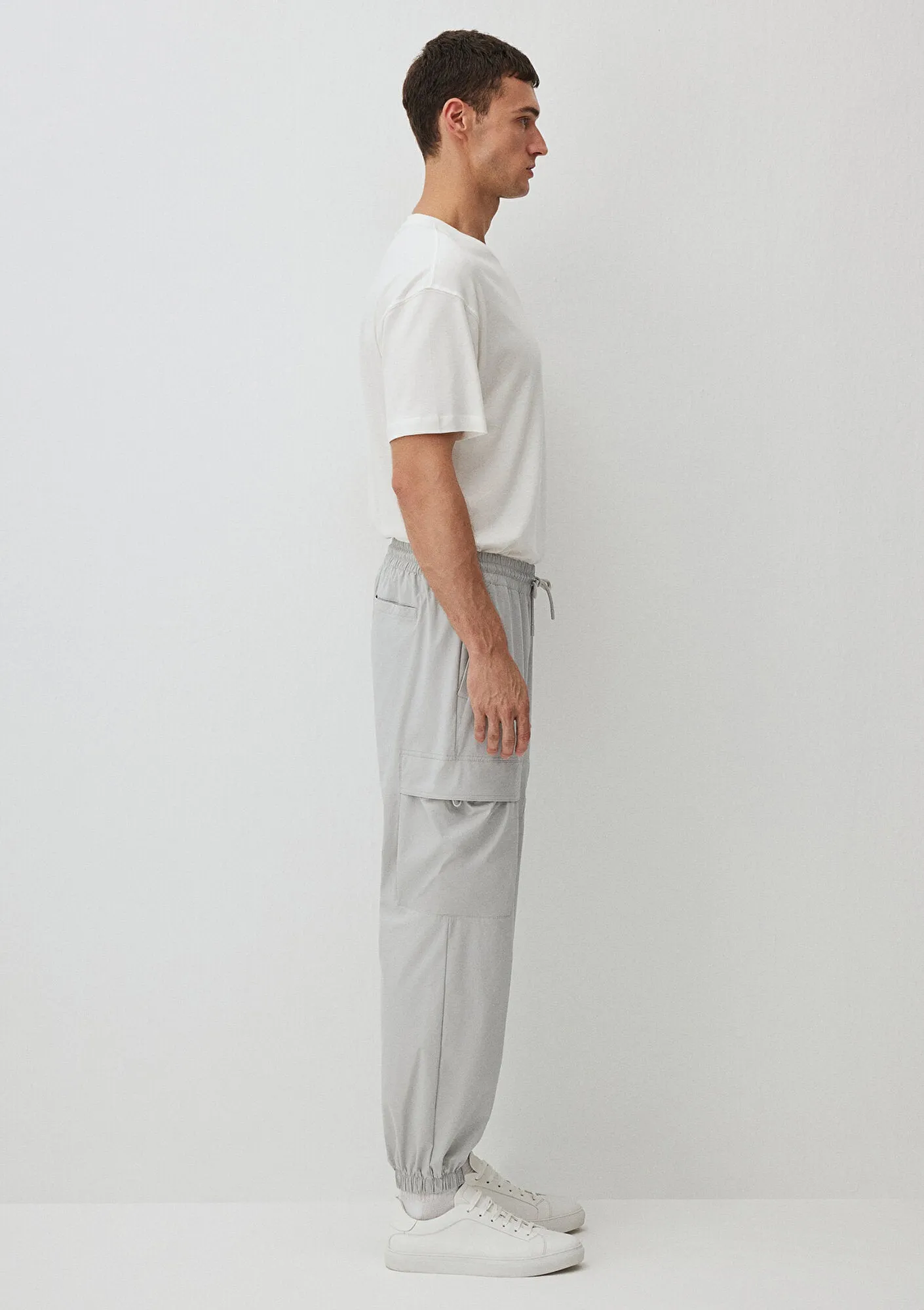 Grey Cargo Pants